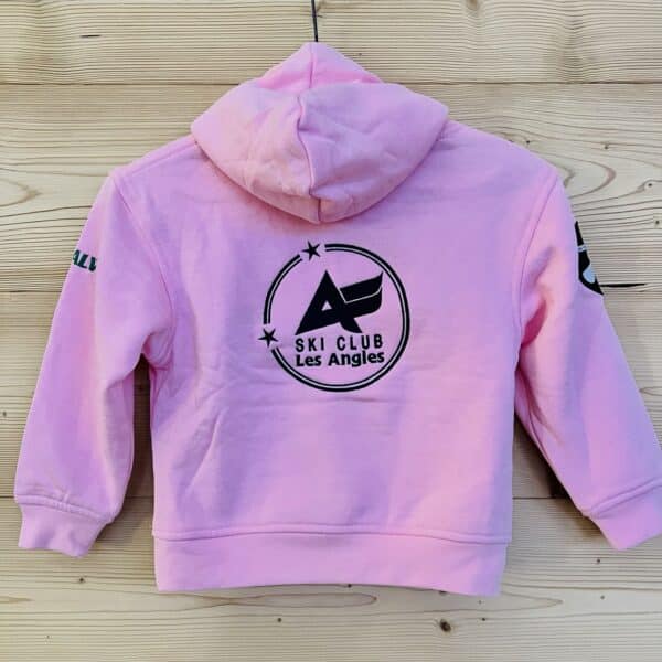 Pull capuche rose – Image 2